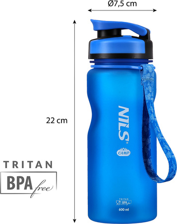 Butelka tritanowa Nils camp nc1740 niebieska