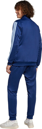 Dres męski adidas Sportswear Basic 3-Stripes French Terry niebieski JI8873