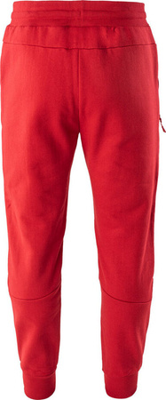 Spodnie dresowe bawełniane męskie Elbrus Rolf czerwone rozmiar S