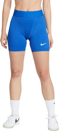 Spodenki damskie Nike Nk Df Strike Np Short niebieskie DH8327 463