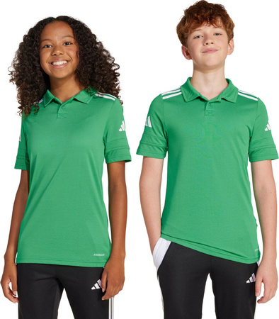 Koszulka dla dzieci adidas Squadra 25 Polo zielona JY3410