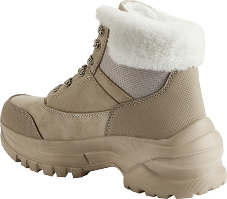 Buty damskie zimowe Lee Cooper beżowe LCJ-25-01-3744LA