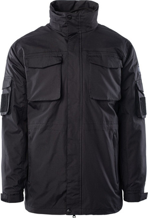 Męska kurtka softshell ocieplany taktyczna 3w1 Magnum Wolf 2.0 czarna rozmiar XXXL