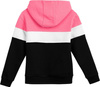 Bluza dla dziewczynki 4F czarno-różowo-biała HJL22 JBLD002 20S