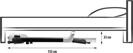 Bieżnia elektryczna składana HMS be8501i