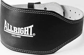 Pas kulturystyczny Allright szeroki 15 cm rozmiar XL czarny