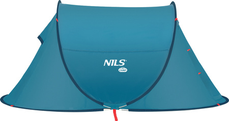 Namiot kempingowy turystyczny samorozkładający Nils camp NC3743 niebieski 220x120x95cm