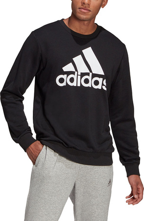 Bluza męska adidas Essentials Sweatshirt czarna GK9076