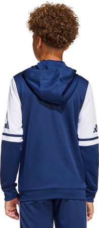 Bluza dla dzieci adidas Squadra 25 Hoodie granatowo-biała JD4800