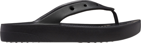 Klapki damskie Crocs Classic Platform Flip czarne 207714 001