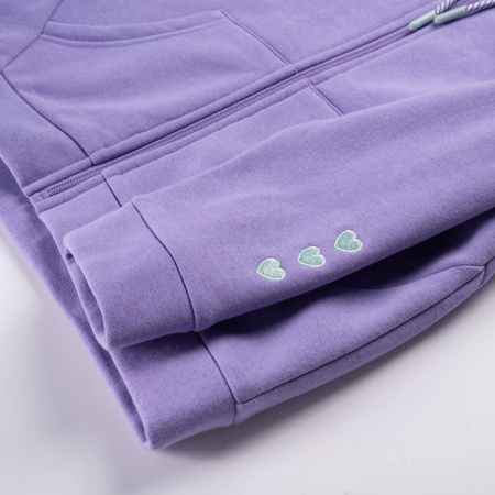 Dziecięca bluza z kapturem rozpinana bawełniana Bejo Amala Kdg rozmiar 128