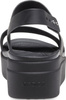 Sandały damskie Crocs Brooklyn Low Wedge czarne 206453 060