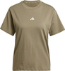 Koszulka damska adidas Essentials Small Logo Cotton khaki JI6074