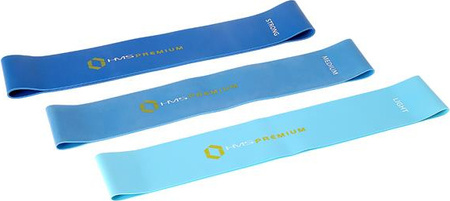 Zestaw gum do ćwiczeń Hms Premium GU04 Mix set pro II