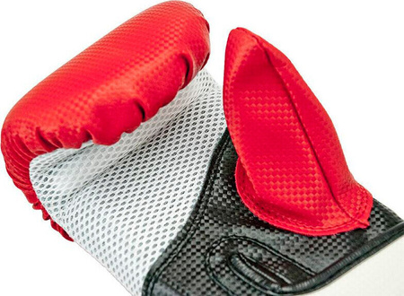 Rękawice bokserkie przyrządowe treningowe PU Carbon Allright rozmiar XL