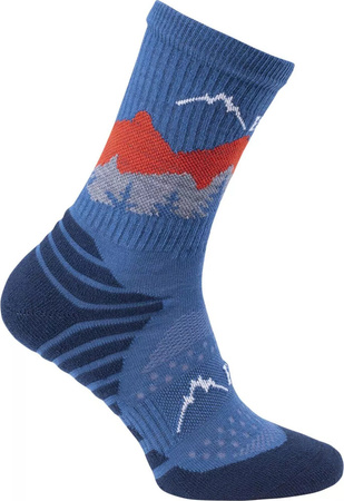 Męskie skarpety trekkingowe turystyczne wysokie Elbrus Sureno rozmiar 43-46