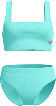 Damski Strój Kąpielowy Textd Deep U-bk 2pc Af  fiery red/white/french blue rozmiar 38