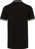 Koszulka męska polo Fila Lubbeek czarna FAM0898 80010