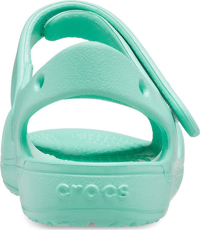 Crocs sandały dla dzieci Classic Cross Strap Charm miętowe 206947 3U3
