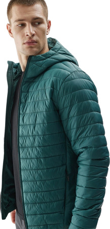 Kurtka męska puchowa 4F M240 zielona 4FAW23TDJAM240 41S