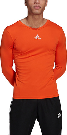 Koszulka termoaktywna męska adidas Team Base Tee pomarańczowa GN7508