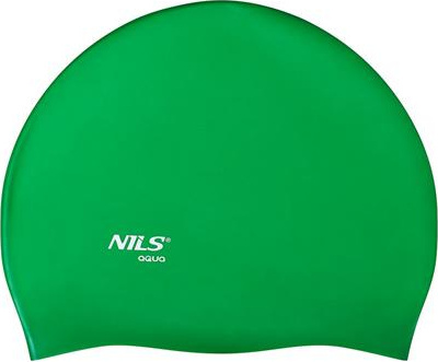 Czepek silikonowy Nils aqua nqc jednokolorowy gr02 zielony