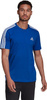 Koszulka męska adidas Essentials 3-Stripes Tee niebieska HE4410