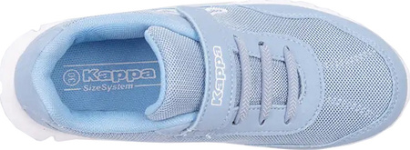 Buty sportowe szkolne miejskie dziecięce sportowe miejski szkolne Kappa Follow K niebiesko-białe 260604K 6110