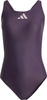 Kostium kąpielowy damski adidas 3 Bar Logo Swimsuit fioletowy IL7285