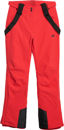 Spodnie narciarskie damskie 4F FNK F0944 czerwone 4FWAW25TFTRF0944 62S