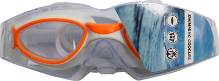 Okularki pływackie Crowell GS22 VITO biało-pomarańczowe 02