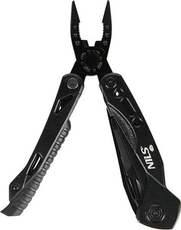 Multitool narzędzie wielofunkcyjne 12 w 1 scyzoryk Nils camp nc1744 stal nierdzewna czarny