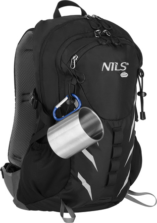 Kubek turysytyczny z karabińczykiem Nils Camp NC17110 niebieski 330 ml