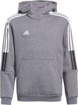 Bluza dla dzieci adidas Tiro 21 Sweat Hoody szara GP8803