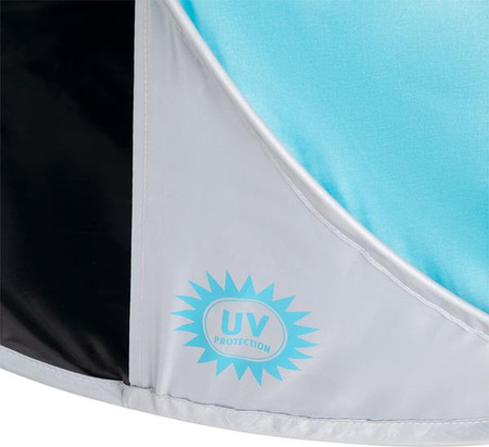 Namiot plażowy samorozkładający podłoga Nils camp nc3174 turkusowo-szary