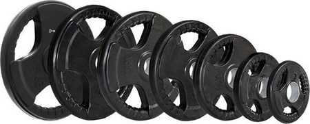 Talerz obciążenie bumper olimpijski ogumowany 51mm HMS TOK25 25 kg