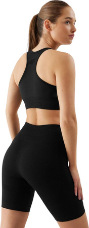 Stanik sportowy 4F F116 czarny 4FWSS24USBAF116 20S