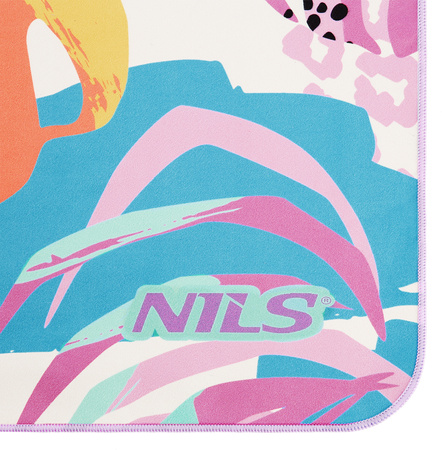 Ręcznik turystyczny z mikrofibry szybkoschnący Nils NCR14 flora 160x80 cm