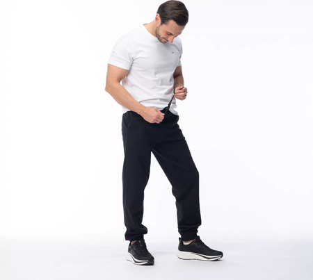 Męskie spodnie dresowe treningowe bawełniane Hi-tec Hinnani rozmiar M