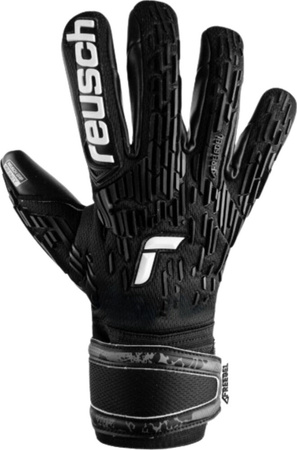 Rękawice bramkarskie Reusch Attrakt Freegel Infinity Finger Support czarne 5370730 7700