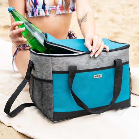 Torba termiczna lodówka niebieska 27l Nils nc3150