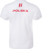 Dziecięca koszulka z krótkim rękawem Huari Poland Fan Kids white/racing red rozmiar 134
