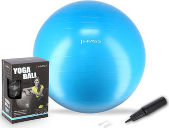 Piłka gimnastyczna fitness HMS yb01n 75cm azure