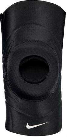 Ściągacz na kolano Nike Pro Open Patella czarny N1000675010