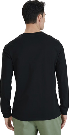 Koszulka męska 4F Longsleeve M432 głęboka czerń 4FWMM00TLONM432 20S