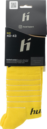 Getry piłkarskie Huari Lony Socks uniseks rozmiar 40-43 żółte