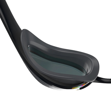 Okularki pływackie lustrzanki Speedo Fastskin Pure Focus Gog Mirror Au black/cool grey/ruby