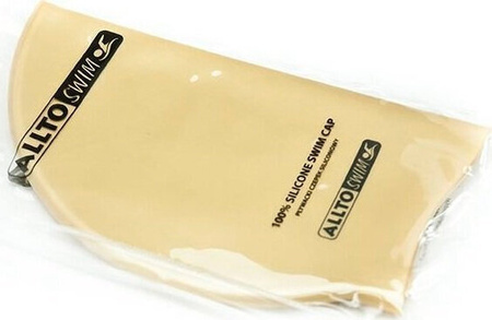 Czepek pływacki silikon złoty