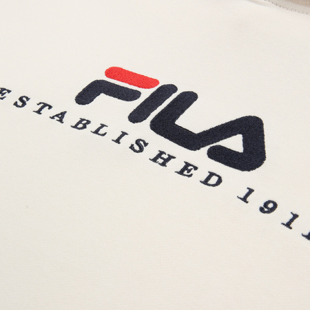 Bluza z kapturem kangurka Fila Valsera kremowa FAU0227 10010