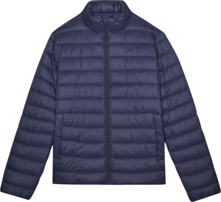 Kurtka męska puchowa 4F M483 granatowa 4FWAW24TDJAM483 31S